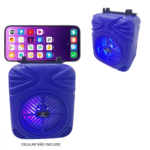 Caixinha De Som Bluetooth LED RGB Alta Qualidade 10W Suporte Celular Kapbom KA-9111 - Imagem 5