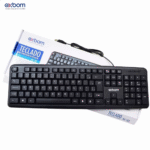 Teclado Com Fio USB Padrão Abnt2 Pc Notebook PT-BR Exbom BK-102