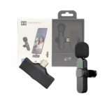 Microfone Condensador de Lapela Wireless TIPO C sem Fio 2.4GHZ K9-TC