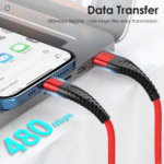 Cabo de Dados Lightning 3.0A Quick Charge 1 Metro Kapbom KA-323-5G - Imagem 8