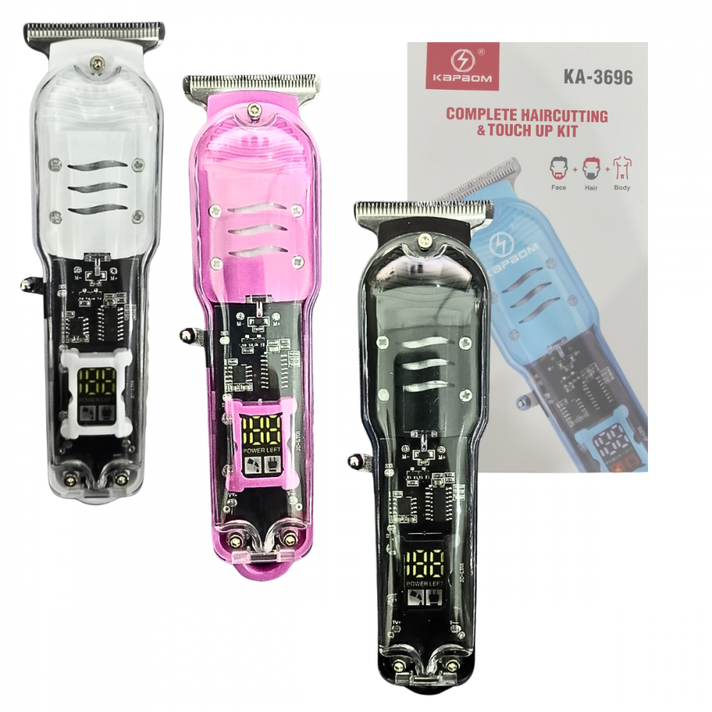 1309011024i132jdfkkf.png Máquina Aparador de Pêlo Cabelo Painel LED Kapbom KA-3696 (***DISPONÍVEL SOMENTE 06 ROSA E 03 BRANCO) - Imagem 1