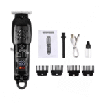 Máquina Aparador de Pêlo Cabelo Painel LED Kapbom KA-3696 (***DISPONÍVEL SOMENTE 06 ROSA E 03 BRANCO) - Imagem 2