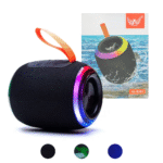 Caixa de Som Bluetooth Portátil 8W LED TWS com Alça Altomex AL-8383 (***DISPONÍVEL SOMENTE PRETO)