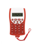 Mini Calculadora 8 digitos Colorida de Bolso Portátil com Cordão Kapbom KA-1872 - Imagem 2