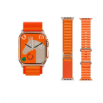 Relógio Inteligente Smartwatch 45mm com 02 Pulseiras MicroWear W69 ULTRA MINI (***DISPONÍVEL SOMENTE 05 PRATA E 05 ROSE) - Imagem 2