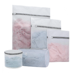 Kit de 5 Saco Bolsa Lavar Roupa Reutilizáveis Contra Danos e Desgaste Zíper Reforçado Kapbom KA-2439