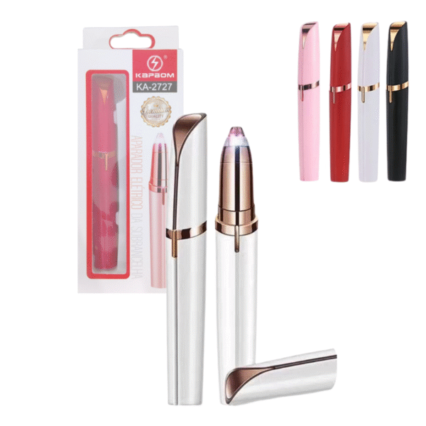 Caneta Aparador de Sobrancelhas e Pelos Portátil Recarregável Kapbom KA-2727