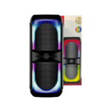 Caixa de Som LED Bluetooth 50W Entrada Microfone Kapbom KA-8691