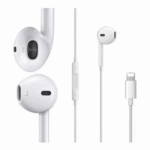 Fone de Ouvido Intra Auricular Com Fio e Microfone Controle de Volume Conexão Lightning Eletromex EL-1414-5G - Imagem 4