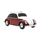 Caixa de Som Bluetooth Formato de FUSCA Kapbom WS-1958 - Imagem 5