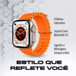 Relógio Inteligente Smartwatch 49mm com 7 Pulseiras Ultra 2 Kapbom KA-9981 - Imagem 9