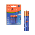 Cartela com 04 Pilhas Recarregáveis AAA 1.2V INOVA Cell-11046 / 12079-AAA