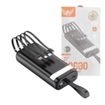 Carregador Portátil Power Bank 20000mAh com 04 Saídas USB / V8 / TIPO-C / Lightning Altomex AL-777