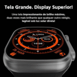 Relógio Inteligente Smartwatch 49mm com 02 Relógios e 06 Pulseiras Kapbom W89 - Imagem 11