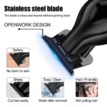 Máquina Aparador de Pêlo e Cabelo Profissional Recarregável Black Eletromex EL-5101 - Imagem 5