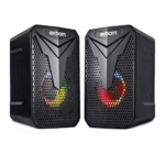 Caixa de Som Alto Falante 2.0 com LED SPACE 10W para Computador Notebook Gamer Exbom CS-C54 - Imagem 3