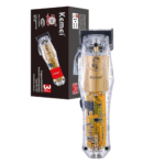 Máquina De Cortar Cabelo Profissional Sem Fio Transparente Kemei Ng203