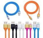 Cabo de Dados USB V8 Emborrachado Colorido 1.2 Metros Kapbom KAP-311-V8 - Imagem 4