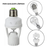 Sensor de Presença Lâmpada Luz Iluminação Bocal 360 Soquete E27 Fotocélula GYD / KA-9865 - Imagem 2