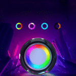 Caixa de Som Bluetooth Portátil LED 100W Prova D'agua Eletromex EL-1096 - Imagem 4