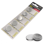 Cartela com 5 unidades de Bateria CR2025 Litio 3V Maxping MAX-CR2025