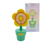 Mini Ventilador Portátil Recarregável de Mesa Flower Pots Hmaston HM677-3 - Imagem 2
