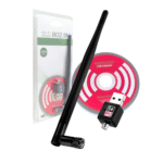 Antena Wifi Adaptador Usb Receptor Wireless para Rede Sem Fio Pc Notebook AL-C818 / IX-009