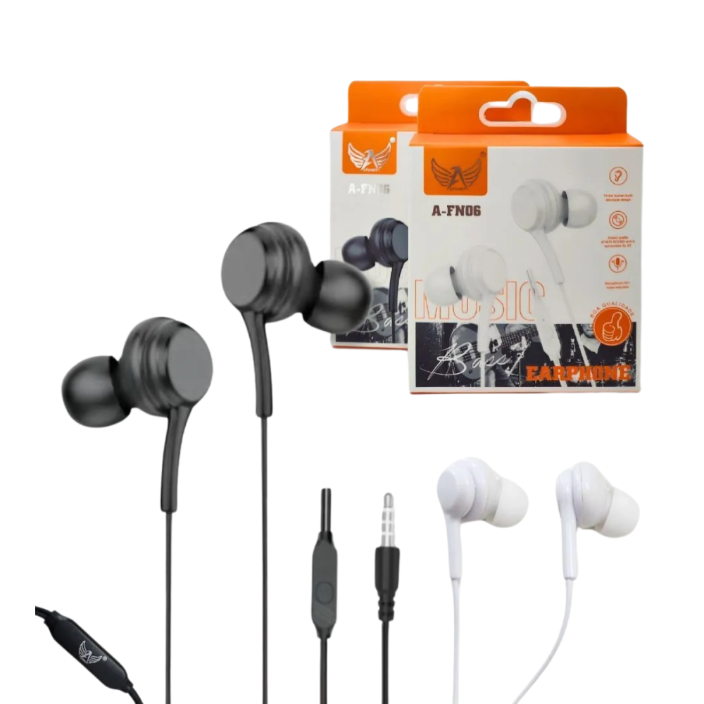 1437010325ihgh5244h1.png Fone de Ouvido Intra Auricular Com Fio e Microfone Estéreo Altomex A-FN06 - Imagem 1