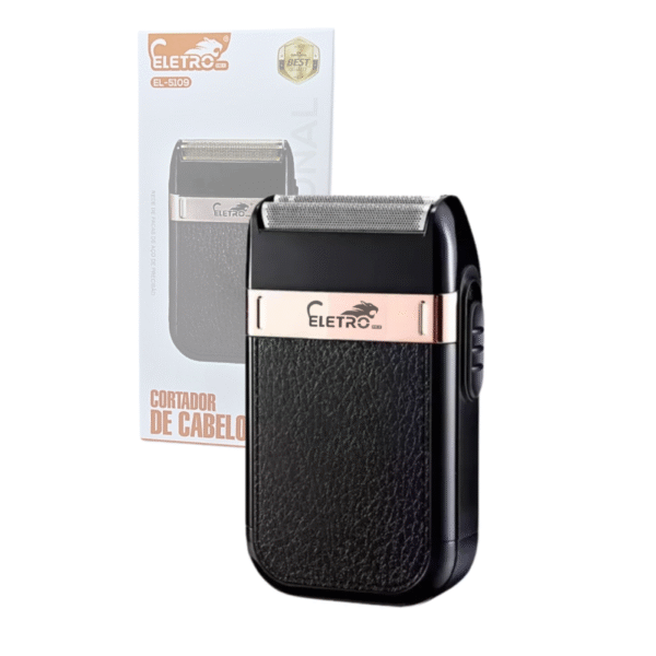 Barbeador Elétrico Profissional Shaver Aparador de Pelos Recarregável Bivolt Eletromex EL-5109