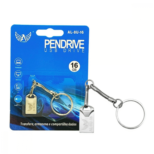 Pendrive Chaveiro 16GB Unidade Flash USB de Alta Velocidade USB Altomex AL-8U-16