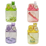 Garrafa Squeeze Infantil BICHOS 1 Litro com Canudo + Botão + Trava (***DISPONÍVEL AMARELO, VERDE E ROXO) - Imagem 10