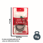 Cabo Auxiliar Adaptador Audio P2 para Duplo P2 Femea Fone e Microfone Headset P2 / 2X P2 Fêmea - Imagem 5