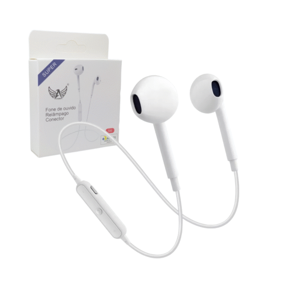Fone de Ouvido Intra Auricular Com Fio e Microfone Estéreo Altomex S6 FIO