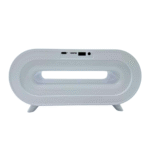 Caixa De Som com Relógio Digital Luz LED RGB e Carregador Por Indução 50W Eletromex EL-1077 - Imagem 5