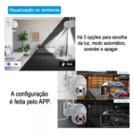 Câmera Segurança IP Externa Rotativa Wifi Prova Dágua Full Hd 1080p Jortan JT-8163 - Imagem 3