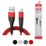 Cabo de Dados TIPO-C 3.0A Quick Charge 1 Metro Kapbom KA-323-TY