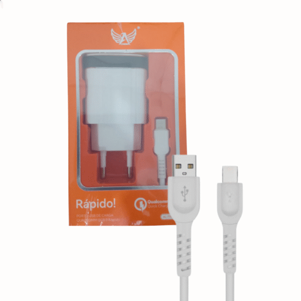 Carregador Completo TIPO-C 5.1A com 01 Porta USB 3.0 Altomex AL-7703-TY