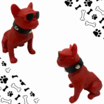 Caixa De Som Em Formato De Buldogue Grande AL-8335 (***DISPONÍVEL SOMENTE NA COR VERMELHO) - Imagem 2