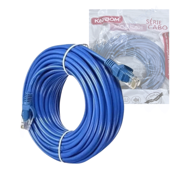 Cabo de Rede 15 Metros Cat5e Ethernet RJ45 Kapbom KAP-W-15M