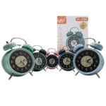 Relógio Retrô Analógico de Mesa Despertador Color Altomex AL-2306 (***COR VERDE ESCURO - ESGOTADO)