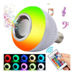 Lâmpada Caixa de Som Led Rgb Bluetooth + Controle Remoto PX-2321 - Imagem 2