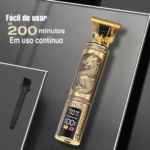 Máquina De Cortar Cabelo Barba Profissional Com Display Digital Kapbom KA-3609 - Imagem 5