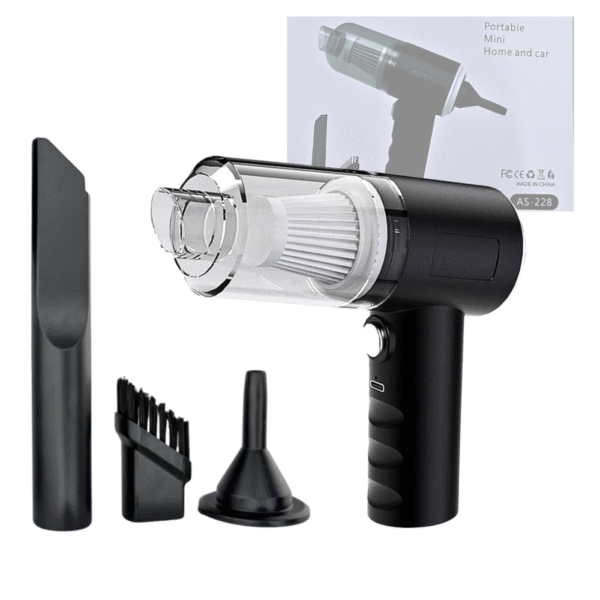 Mini Aspirador Vacuum Cleaner 3 em 1 Sem Fio Portátil Recarregável com Filtro Rohs AS-228