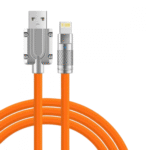 Cabo de dados Lightning IOS Acabamento em Metal LED Kapbom KA-020-IOS - Imagem 3