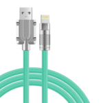 Cabo de dados Lightning IOS Acabamento em Metal LED Kapbom KA-020-IOS - Imagem 2