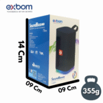 Caixa de Som Portátil Bluetooth LED RGB SoundBox 10w Exbom CS-M31BTL - Imagem 9