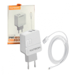 Carregador Completo 2 Portas Cabo Lightning C 5.1A Quick Charger Kapbom KA-5603-5g