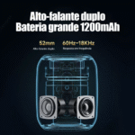 Caixa de Som Bluetooth Portátil À Prova D'agua 7W LED Altomex AL-8777 - Imagem 8