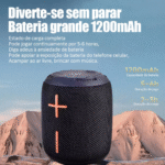 Caixa de Som Bluetooth Portátil À Prova D'agua 7W LED Altomex AL-8777 - Imagem 7