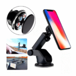 Suporte Veicular Universal para Celular com Adesivo Imã Magnético e Ventosa de Fixação Kapbom KA-C033 - Imagem 2